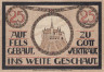  Бона. Германия. Лауэнштайн 25 пфеннигов 1921 год. Нотгельд. (XF) 