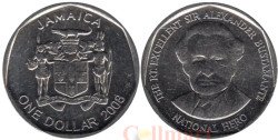 Ямайка. 1 доллар 2008 год. Александр Бустаманте.