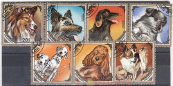 Набор марок. Монголия. Собаки (1984). 7 марок.