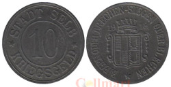 Германия. Зельб. 10 пфеннигов 1918 год. Нотгельд.