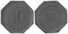  Германия. Хамборн. 10 пфеннигов 1917 год. Нотгельд. 