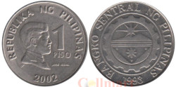 Филиппины. 1 песо 2002 год.