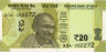  Бона. Индия 20 рупий 2019 год. Махатма Ганди. Пещеры Эллоры. (Пресс) 