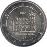  Германия. 2 евро 2017 год. Порта Нигра, Рейнланд-Пфальц. (F) 