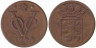  Голландская Ост-Индская компания (VOC). 1 дуит 1744 год. 