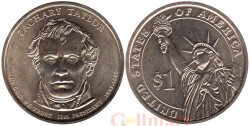 США. 1 доллар 2009 год. 12-й Президент США - Закари Тейлор (1849-1850). (D)