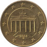  Германия. 10 евроцентов 2003 год. Бранденбургские ворота. (G) 