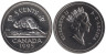  Канада. 5 центов 1995 год. Бобр. 