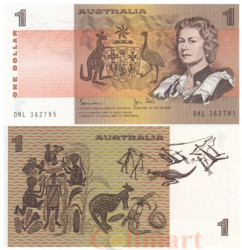 Бона. Австралия 1 доллар 1982 год. Королева Елизавета II. (Пресс)