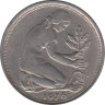  ФРГ. 50 пфеннигов 1976 год. (D) 