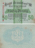  Бона. Германия. Франкфурт-на-Майне 50 пфеннигов 1917 год. Нотгельд. (VF) 