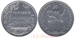 Французская Полинезия. 2 франка 2009 год. Гавань.