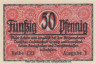  Бона. Германия. Дрезден - Альтштадт 50 пфеннигов 1920 год. Нотгельд. (XF) 