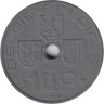  Бельгия. 10 сантимов 1943 год. BELGIE - BELGIQUE 