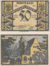  Бона. Германия. Йена 50 пфеннигов 1921 год (вариант 2). Нотгельд. (VF) 