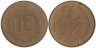  ФРГ. 10 пфеннигов 1980 год. (J) 