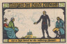  Бона. Германия. Пёснек 25 пфеннигов 1921 год. Серия - Гёте, выпуск 1. Нотгельд. (XF) 