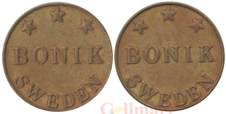  Швеция. Жетон игровой Bonik. 