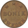  Швеция. Жетон игровой Bonik. 