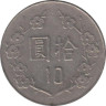  Тайвань. 10 долларов 1984 год. Чан Кайши. 