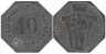  Германия. Трир. 10 пфеннигов 1917 год. Нотгельд, 8-угольник. 