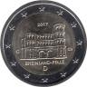  Германия. 2 евро 2017 год. Порта Нигра, Рейнланд-Пфальц. (G) 