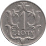  Польша. 1 злотый 1929 год. 