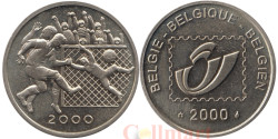 Бельгия. Памятный жетон 2000 год. Чемпионат Европы по футболу 2000.