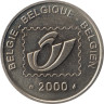  Бельгия. Памятный жетон 2000 год. Чемпионат Европы по футболу 2000. 