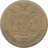  Намибия. 1 доллар 1998 год. Орёл-скоморох. 
