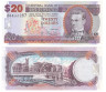  Бона. Барбадос 20 долларов 2007 год. Самуэль Джексон Прескод. (Пресс) 