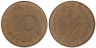 ФРГ. 10 пфеннигов 1980 год. (F) 