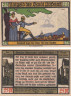  Бона. Германия. Пёснек 25 пфеннигов 1921 год. Серия - Гёте, выпуск 3. Нотгельд. (XF) 