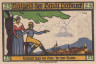  Бона. Германия. Пёснек 25 пфеннигов 1921 год. Серия - Гёте, выпуск 3. Нотгельд. (XF) 
