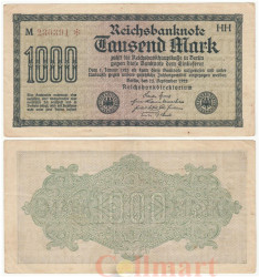 Бона. Германия 1.000 марок 1922 год. HH. (VF)