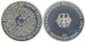  Германия (ФРГ). 10 марок 1999 год. 50 лет Немецкой Конституции. (D) (Proof) 