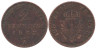  Пруссия. 2 пфеннига 1863 год. 