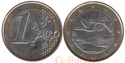 Финляндия. 1 евро 2012 год. Два лебедя.