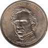  США. 1 доллар 2010 год. 14-й президент  Франклин Пирс (1853-1857). (P) 
