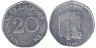  Великобритания. Национальный транспортный токен 20 пенсов. CVD6 BUS 1949. 