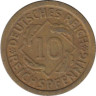  Веймарская республика. 10 рейхспфеннигов 1929 год. (F) 