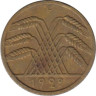  Веймарская республика. 10 рейхспфеннигов 1929 год. (F) 