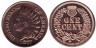  США. Унция меди. 1 цент 1877 года. 