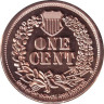  США. Унция меди. 1 цент 1877 года. 