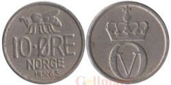 Норвегия. 10 эре 1963 год. Пчела.