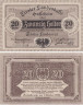  Бона. Австрия. Инсбрук 20 геллеров 1920 год. Нотгельд. (XF) 