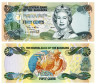  Бона. Багамы 50 центов 2001 год. Королева Елизавета II. (Пресс) 