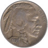  США. 5 центов 1936 год. Индеец. Бизон. (D) 
