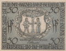  Бона. Германия. Триптис 50 пфеннигов 1921 год (вариант 2). Нотгельд. (XF) 