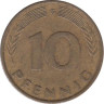  ФРГ. 10 пфеннигов 1980 год. (G) 